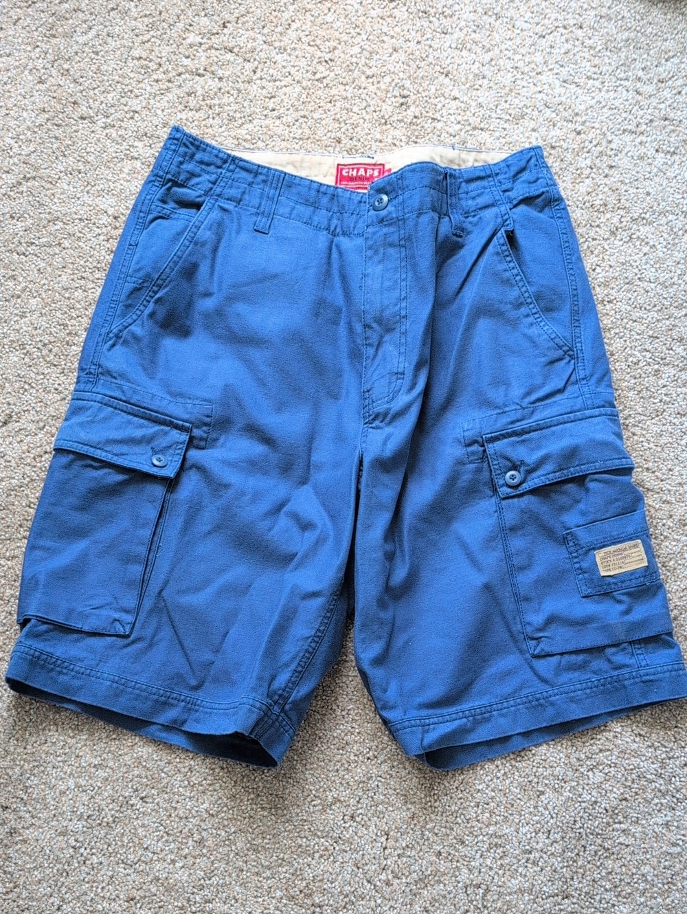 Chaps Men's Royal Blue Cargo Shorts